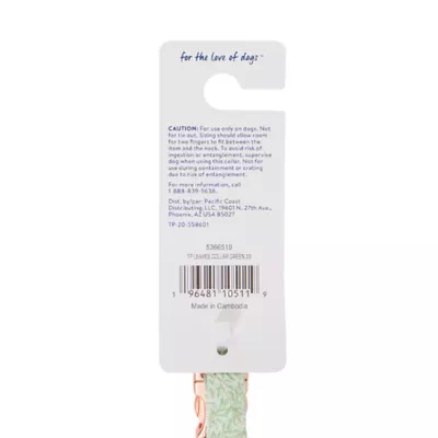 Top Paw® Green Leaves Dog Collar - Image 7