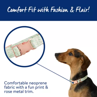 Top Paw® Green Leaves Dog Collar - Image 2