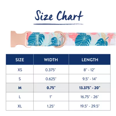 Top Paw® Tropical Leaves Dog Collar - Image 5