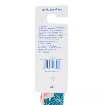 Top Paw® Tropical Leaves Dog Collar - Image 7
