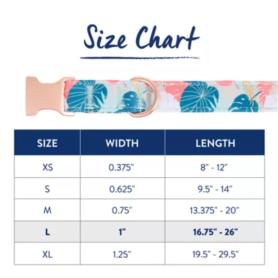 Top Paw® Tropical Leaves Dog Collar - Image 5