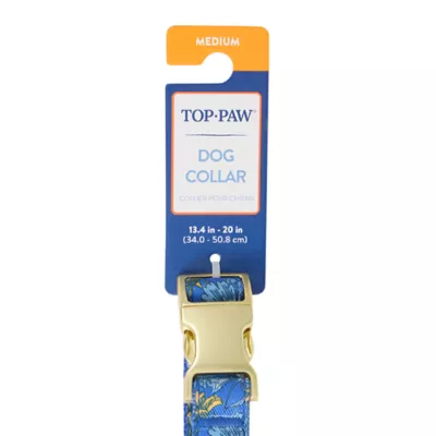 Product Top Paw® Sketch Floral Dog Collar