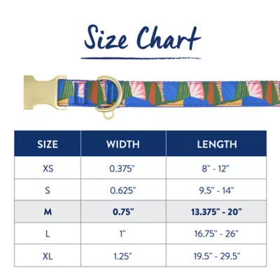 Top Paw® Abstract Plant Dog Collar - Image 5