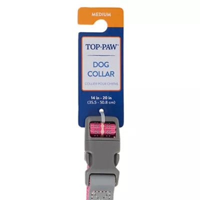 Top Paw® Reflective Dog Collar, Adjustable, Comfortable, Durable, Multiple Sizes, Multiple Colors - Image 6
