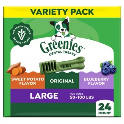 Greenies Triple Flavor Dental Treat Variety Pack 36 OZ - Image 1