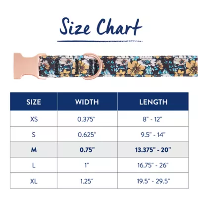 Product Top Paw® Botanical Floral Dog Collar