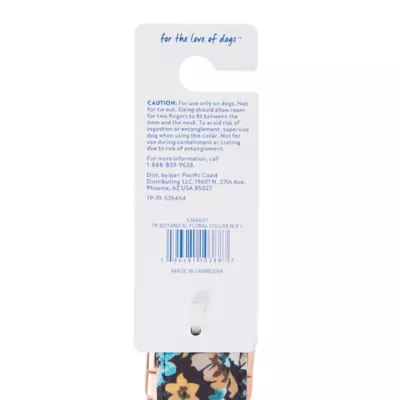 Product Top Paw® Botanical Floral Dog Collar