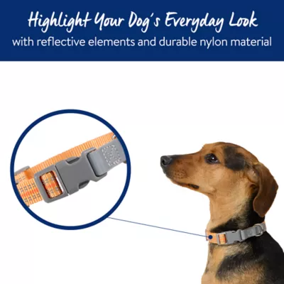 Top Paw® Reflective Dog Collar, Adjustable, Comfortable, Durable, Multiple Sizes, Multiple Colors - Image 2