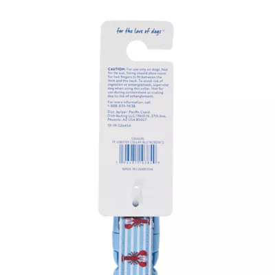 Product Top Paw® Blue Lobster Dog Collar with Bow