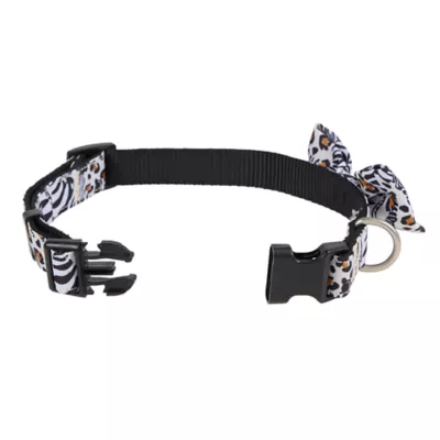 Top Paw® Blue Animal Dog Collar with Bow - Image 1