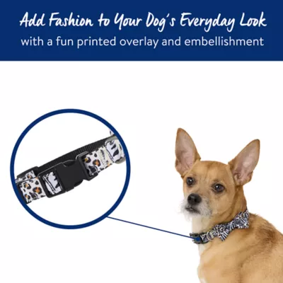Top Paw® Blue Animal Dog Collar with Bow - Image 2