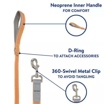 Top Paw® Reflective Dog Leash: 6-ft long - Image 3