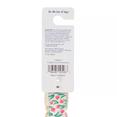 Top Paw® Rosebud Dog Collar with Bow - Image 7