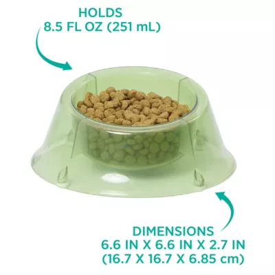 Whisker City® Green Elevated Plastic Cat Bowl - Image 4