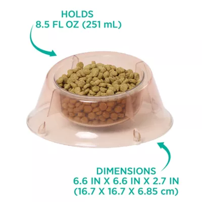 Whisker City® Green Elevated Plastic Cat Bowl - Image 4