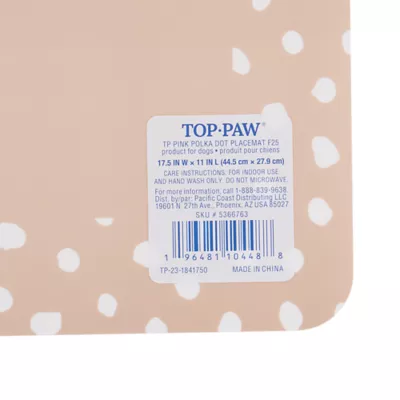 Top Paw® Paw' Polka Dot Placemat - Image 7