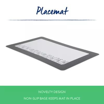 Top Paw® Black & White Dog Face Placemat - Image 2