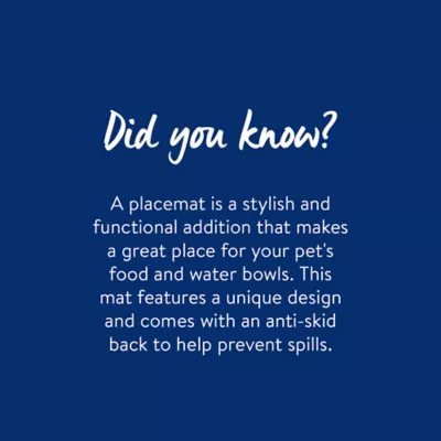 Top Paw® Black & White Dog Face Placemat - Image 5