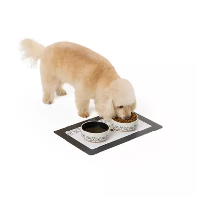 Top Paw® Black & White Dog Face Placemat - Image 6