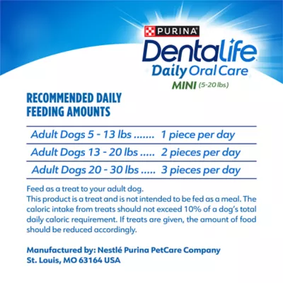 Purina DentaLife Mini, Dog Dental Treat - Chicken Flavor - Image 6