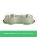 Top Paw® Green Melamine & Stainless Steel Double Dog Bowl, 60 oz image thumbnail 3