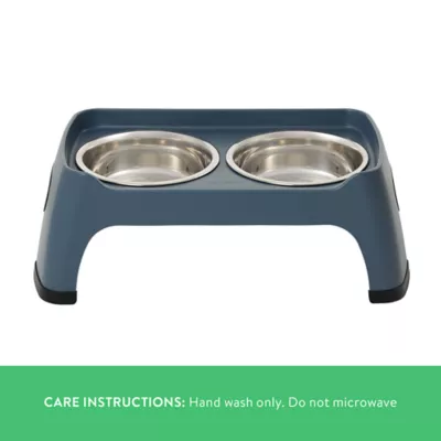 Top Paw® Blue Elevated Feeder - Image 3