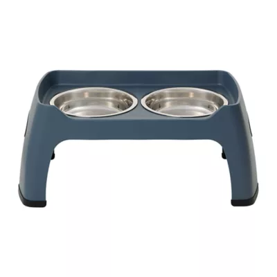 Product Top Paw® Blue Elevated Feeder