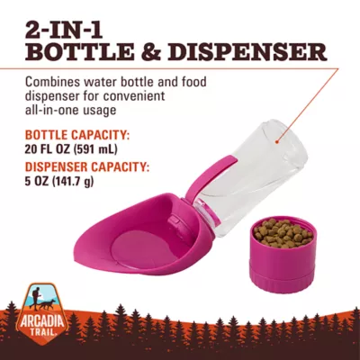Product Arcadia Trail® 2-in-1 Water Bottle & Food Dispenser