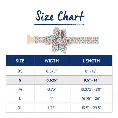 Top Paw® Rosebud Dog Collar with Bow - Image 5