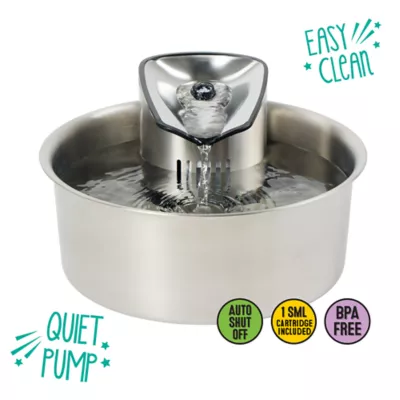 Product Whisker City® Stainless Steel Fountain