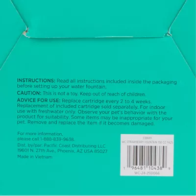Product Whisker City® Strawberry Drinking Fountain