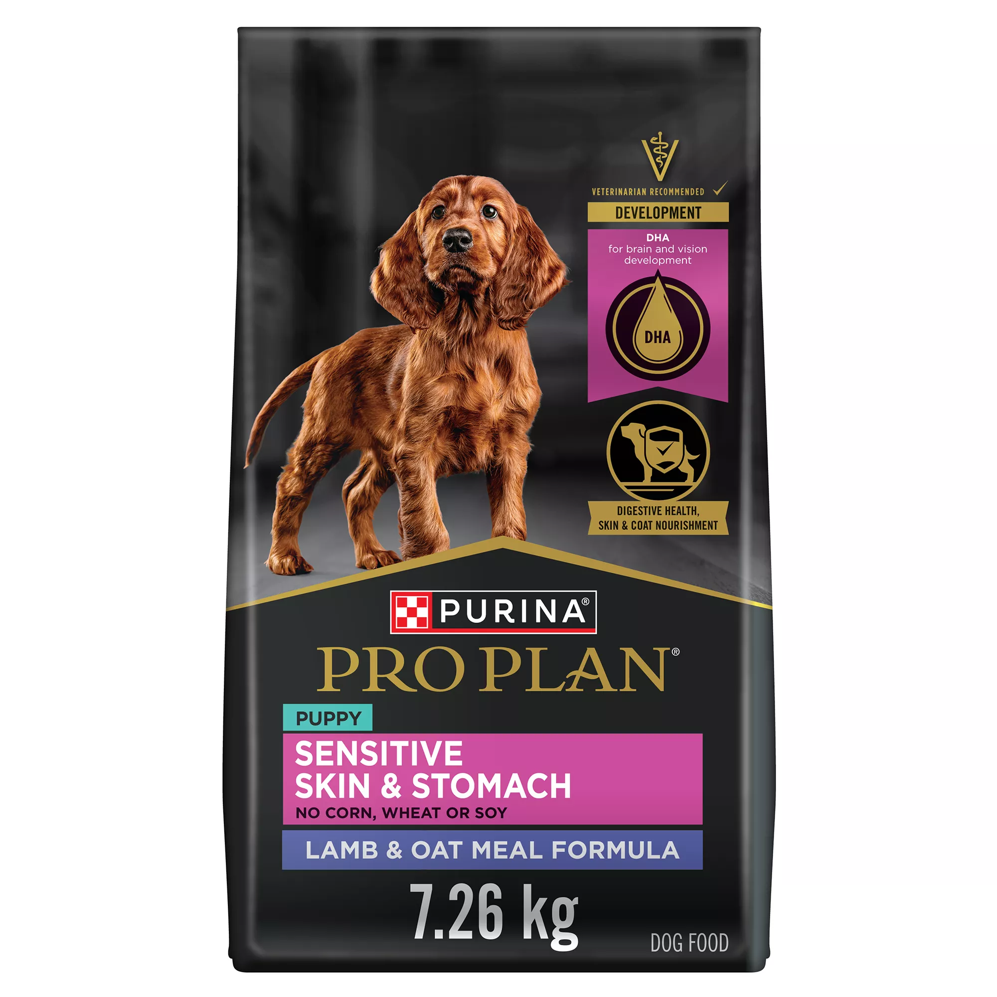 Purina Pro Plan Dry Puppy Food Sensitive Skin & Stomach - Lamb & Rice Formula