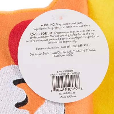Product Thrills & Chills® Candy Plush Dog Toy