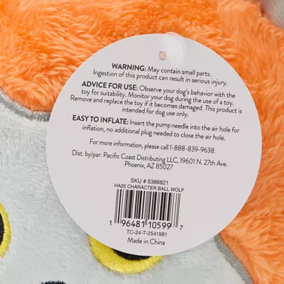 Product Thrills & Chills® Character Wolf Ball Toy