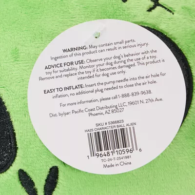 Product Thrills & Chills® Squeaking Character Ball Dog Toy