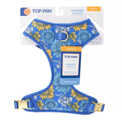 Top Paw® Blue Floral Harness - Image 5