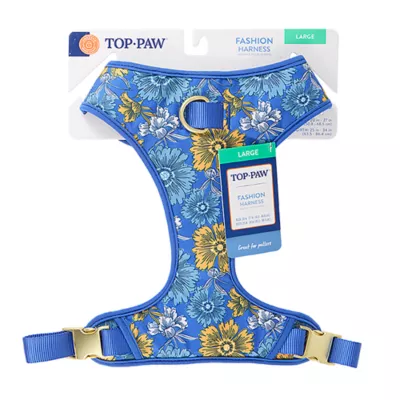Top Paw® Blue Floral Harness - Image 5
