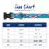 Top Paw® Blue Retro Stripe Dog Collar, Blue Dog Collar, Adjustable, Multiple Sizes image thumbnail 5