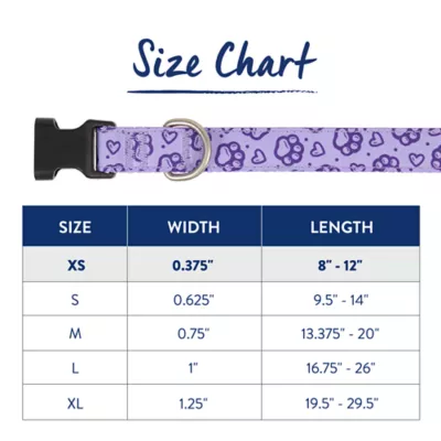 Top Paw® Purple Paw Print Dog Collar - Image 5