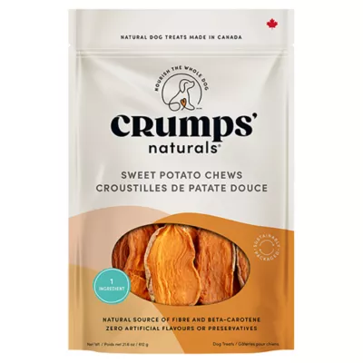 Product Crumps' Natural Sweet Potato Chews Dog Treats, 612g