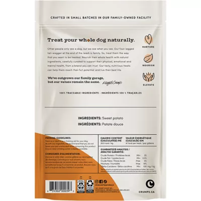 Product Crumps' Natural Sweet Potato Chews Dog Treats, 612g