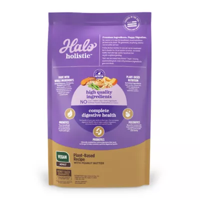 Halo Holistic Adult Dog Vegan Food - Plant-Based Peanut Butter Recipe - Image 3