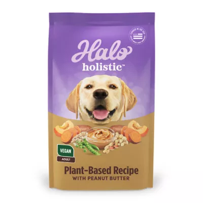 Product Halo Holistic Adult Dog Vegan Food - Plant-Based Peanut Butter Recipe