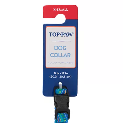 Top Paw® Retro Striped Dog Collar - Image 6