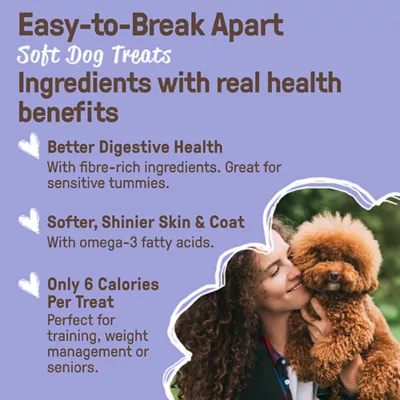 Product COOKIE PAL Dog Treats Blueberry & Pumpkin Soft Baked Bites