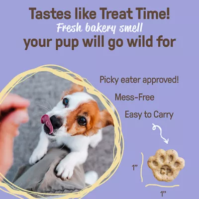 Product COOKIE PAL Dog Treats Blueberry & Pumpkin Soft Baked Bites