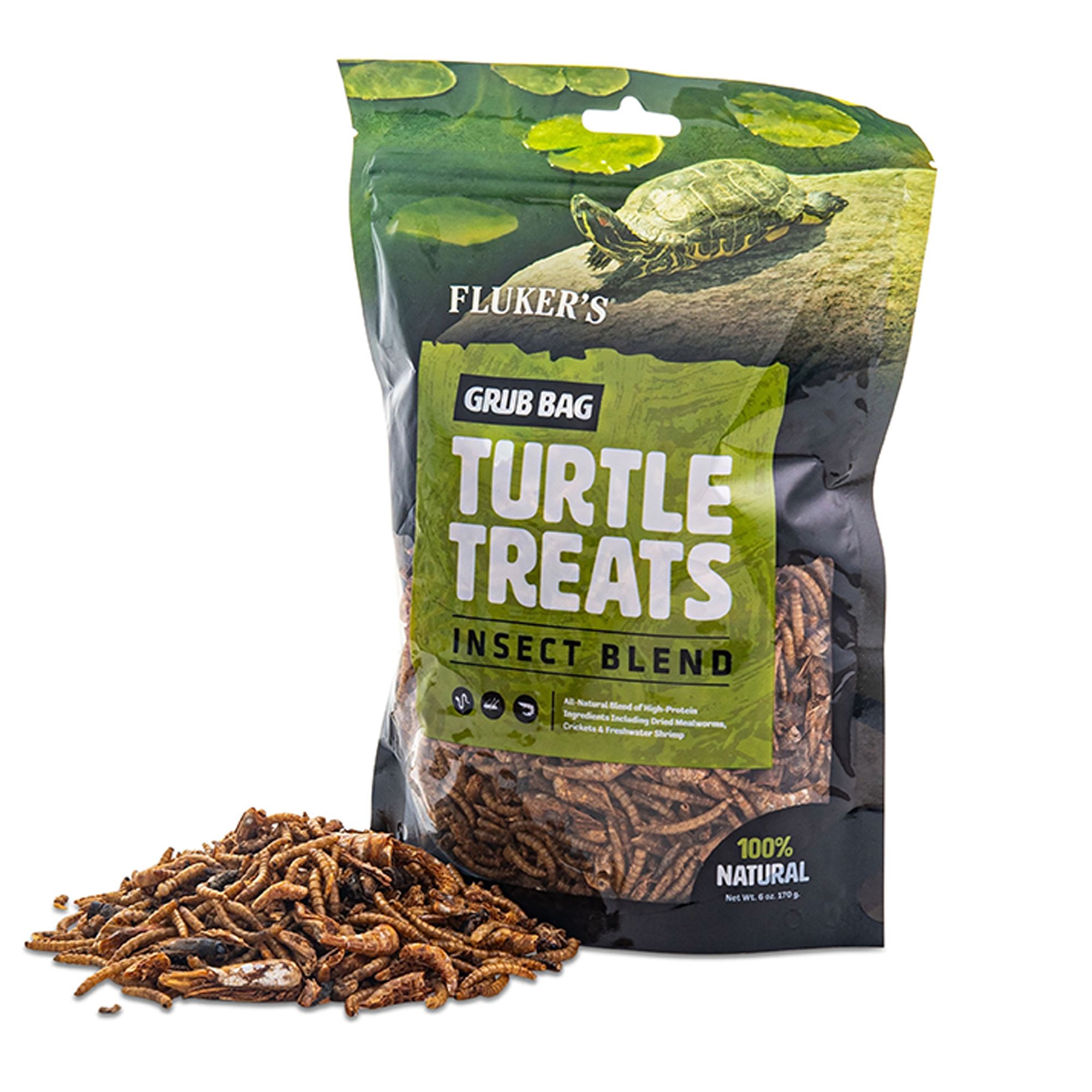 Fluker's® Turtle Treats Grub Bag Insect Blend - Aquatic Turtle Treat - thumbnail 3