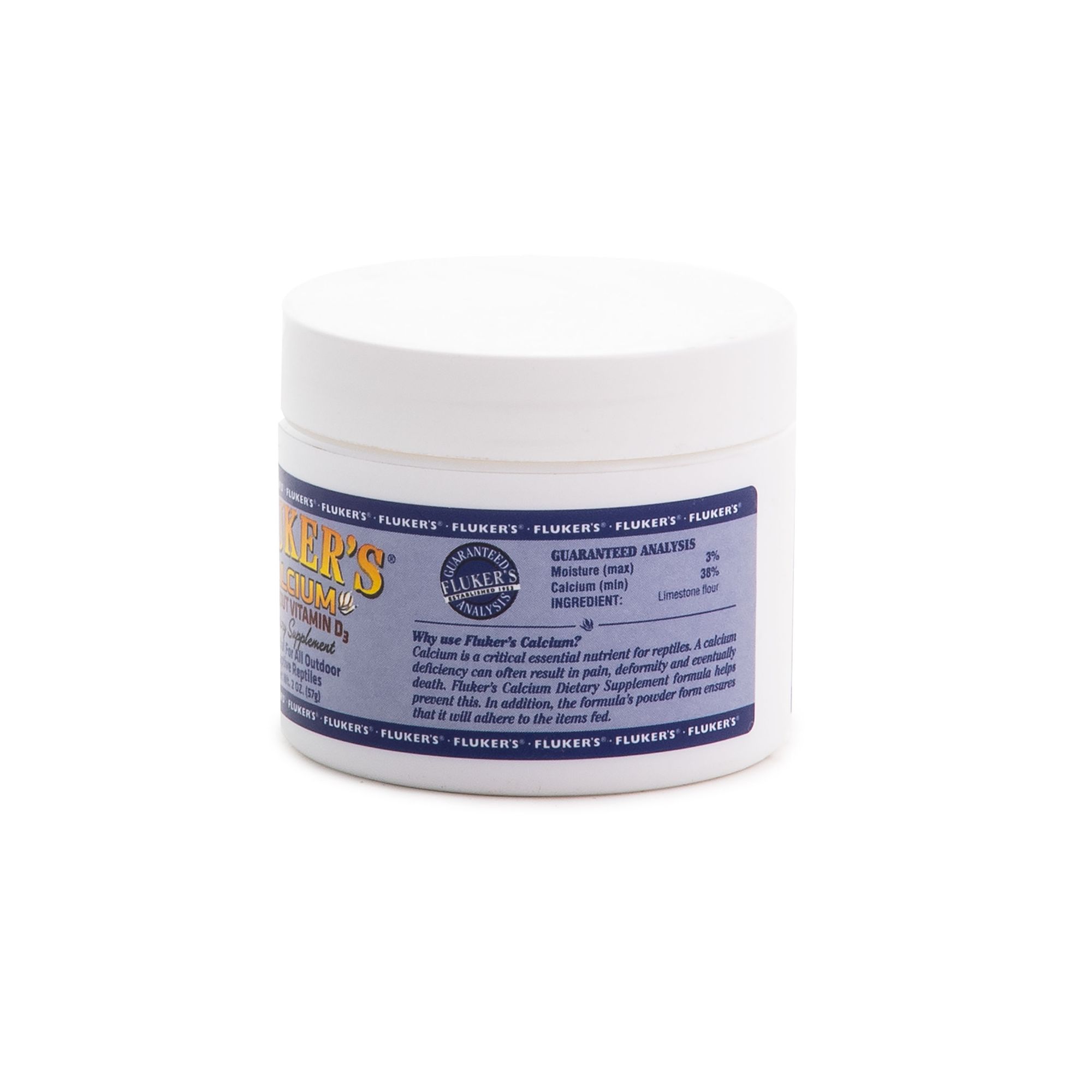 Fluker's Repta Calcium Without D3 2 OZ - No D3 Calcium - 2 oz - thumbnail 2