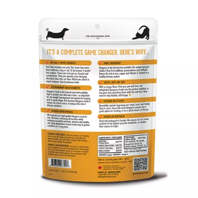 Product PET TREATERY Dog and Cat Treats - Dehydrated Kangaroo, 85g