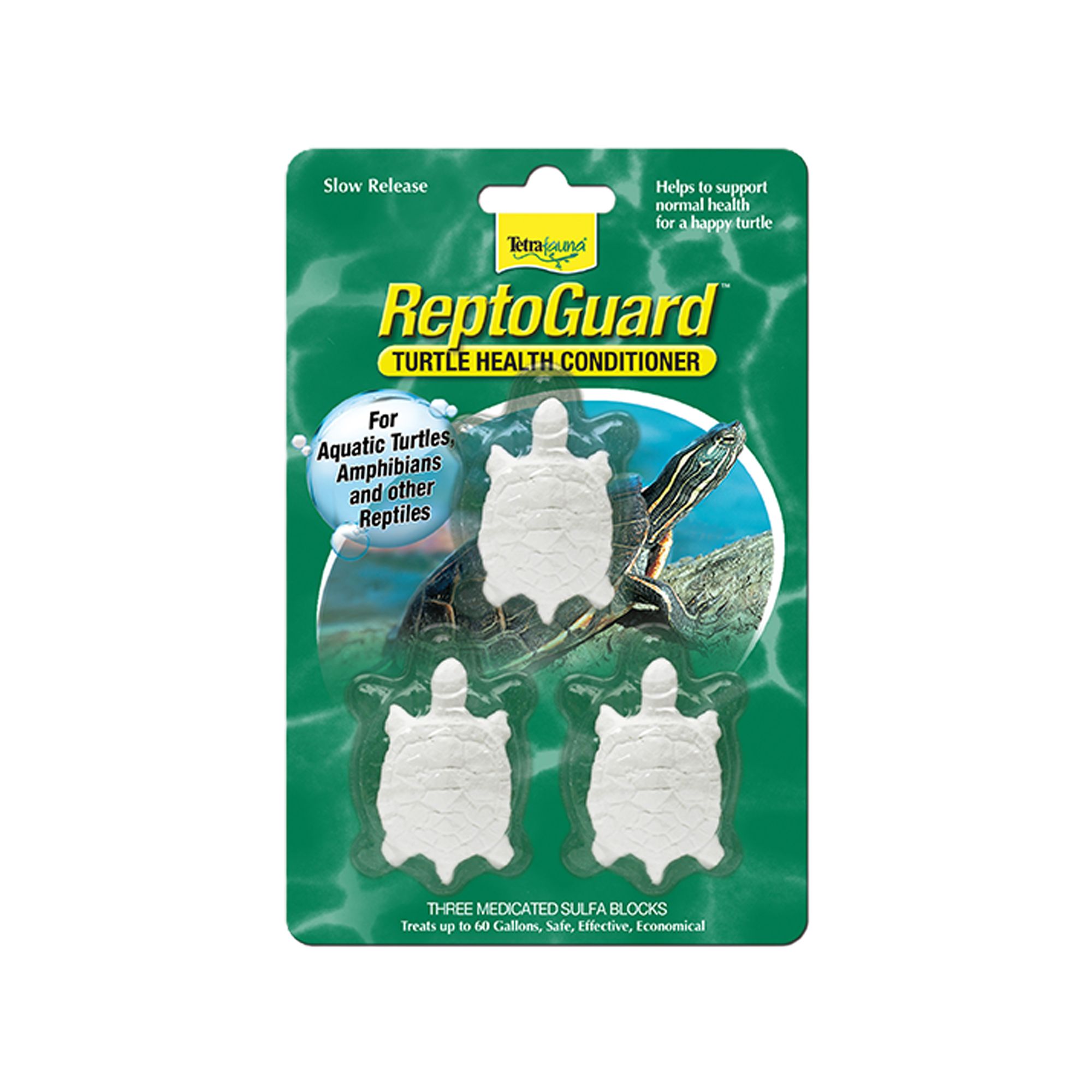 Tetra® ReptoGuard Turtle Health Conditioner - Reptile Water Care - 3 blocks